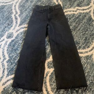 black zara marine jeans